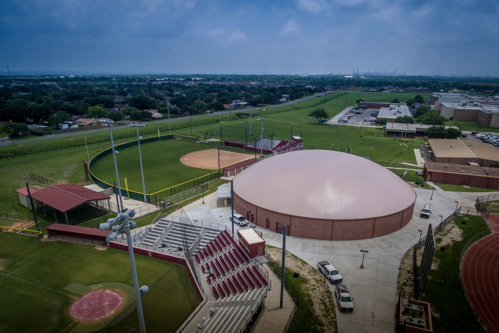 Dome Technology storm shelters utilized during Hurricane Hanna