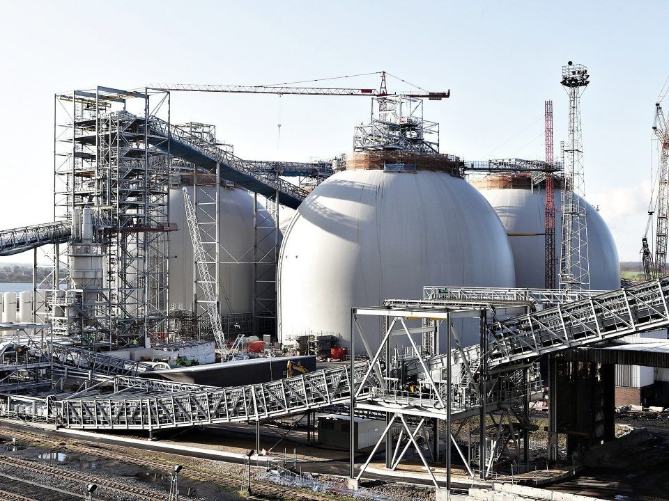 Drax Power Station – Wood-Pellet Bulk Storage – United Kingdom - Dome ...